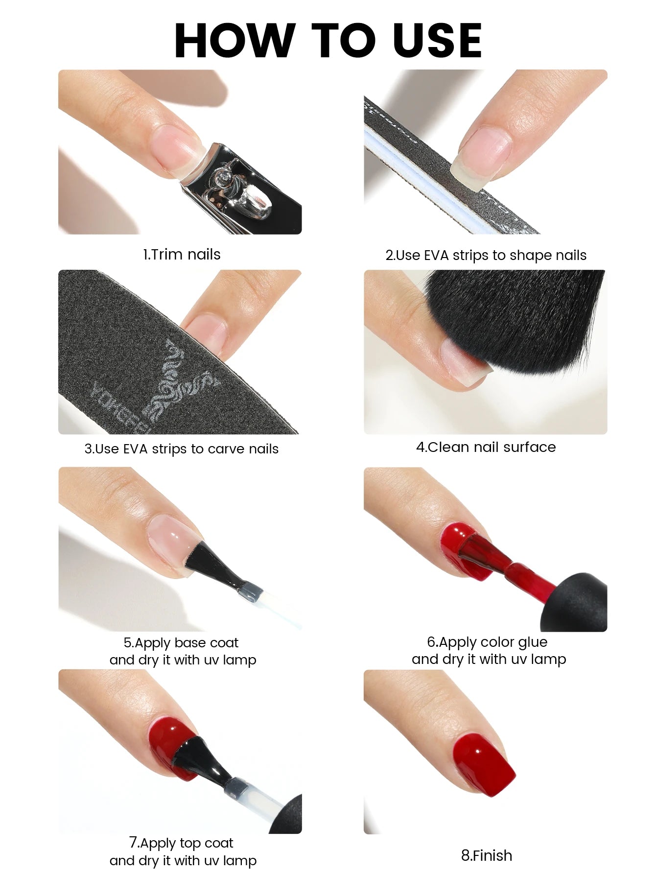 10pcs Nail file