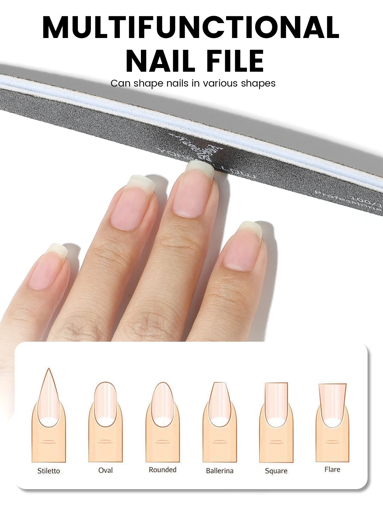 10pcs Nail file
