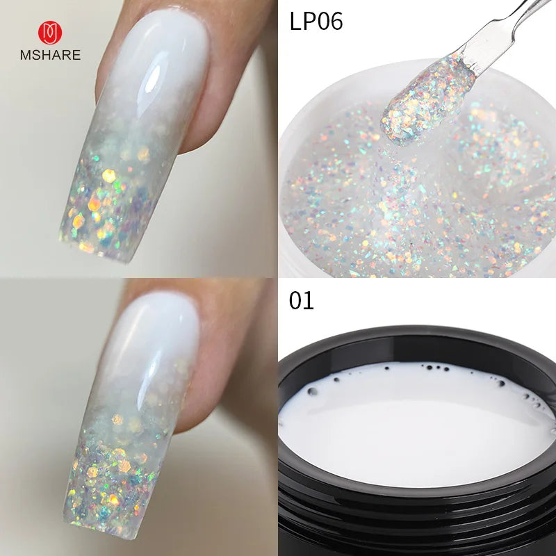MSHARE - Glitter Builder Gel
