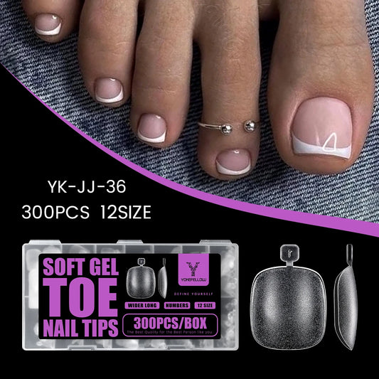 YOKEFELLOW - Soft Gel x ToeNail Tips