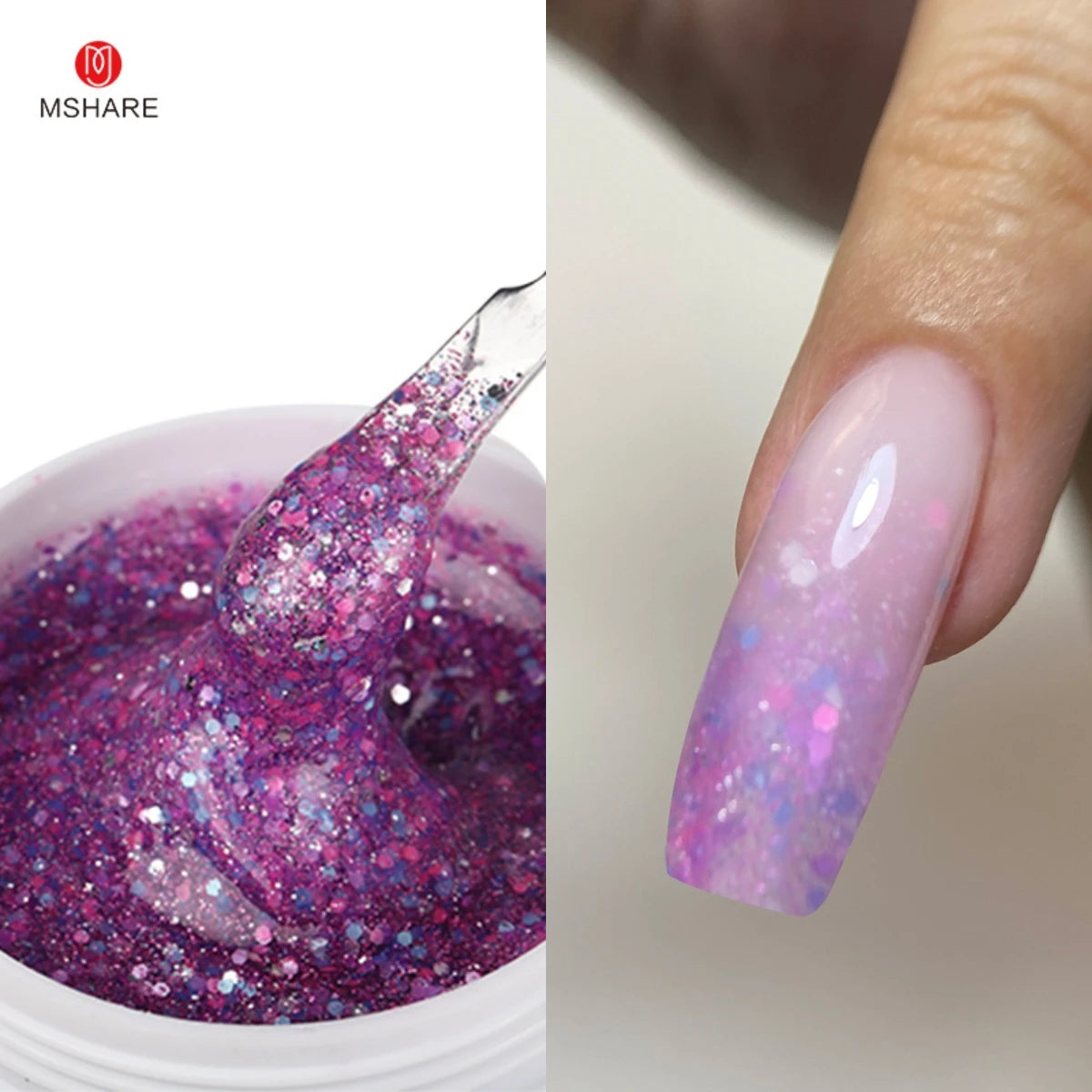 MSHARE - Glitter Builder Gel